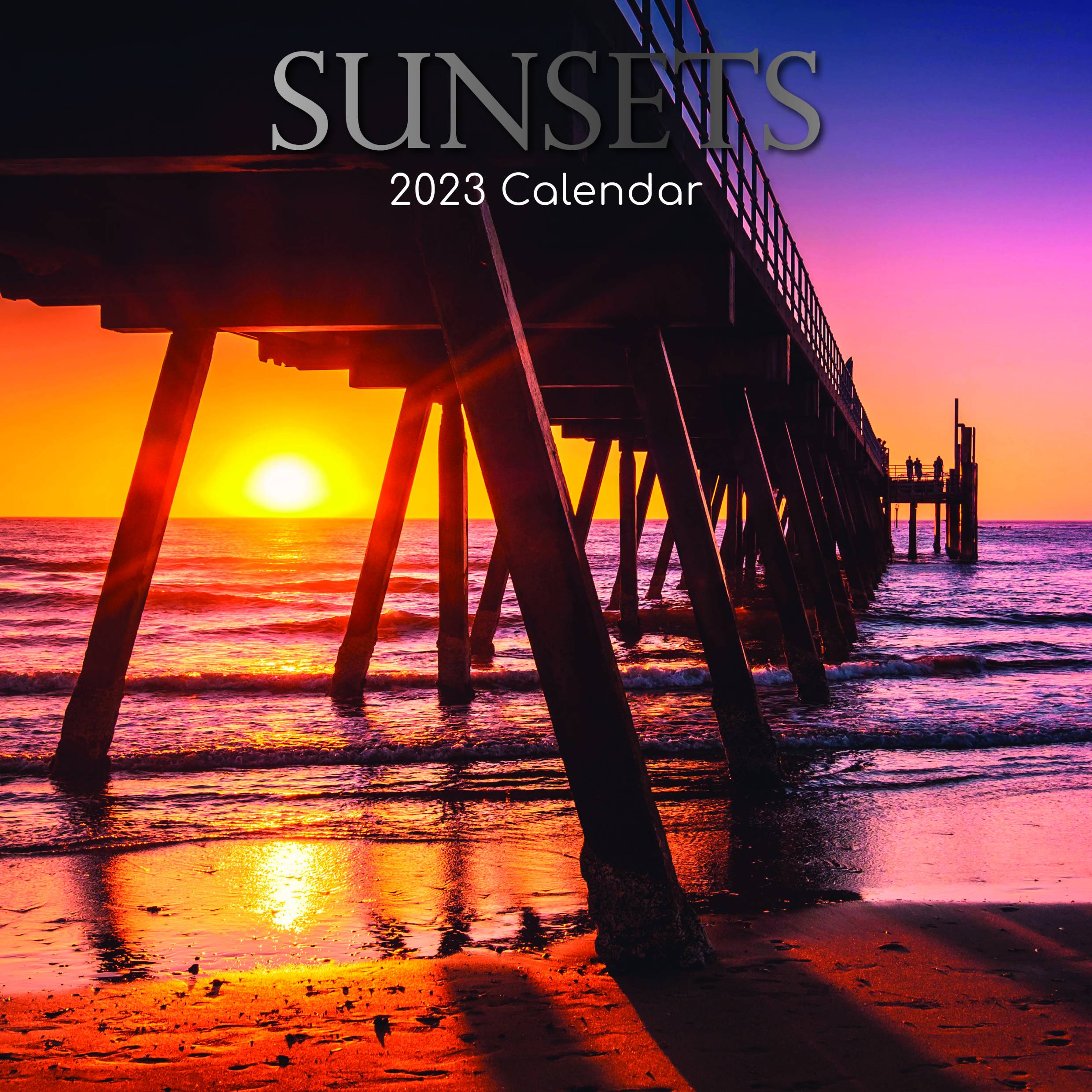 2023 Sunsets - Square Wall Calendar