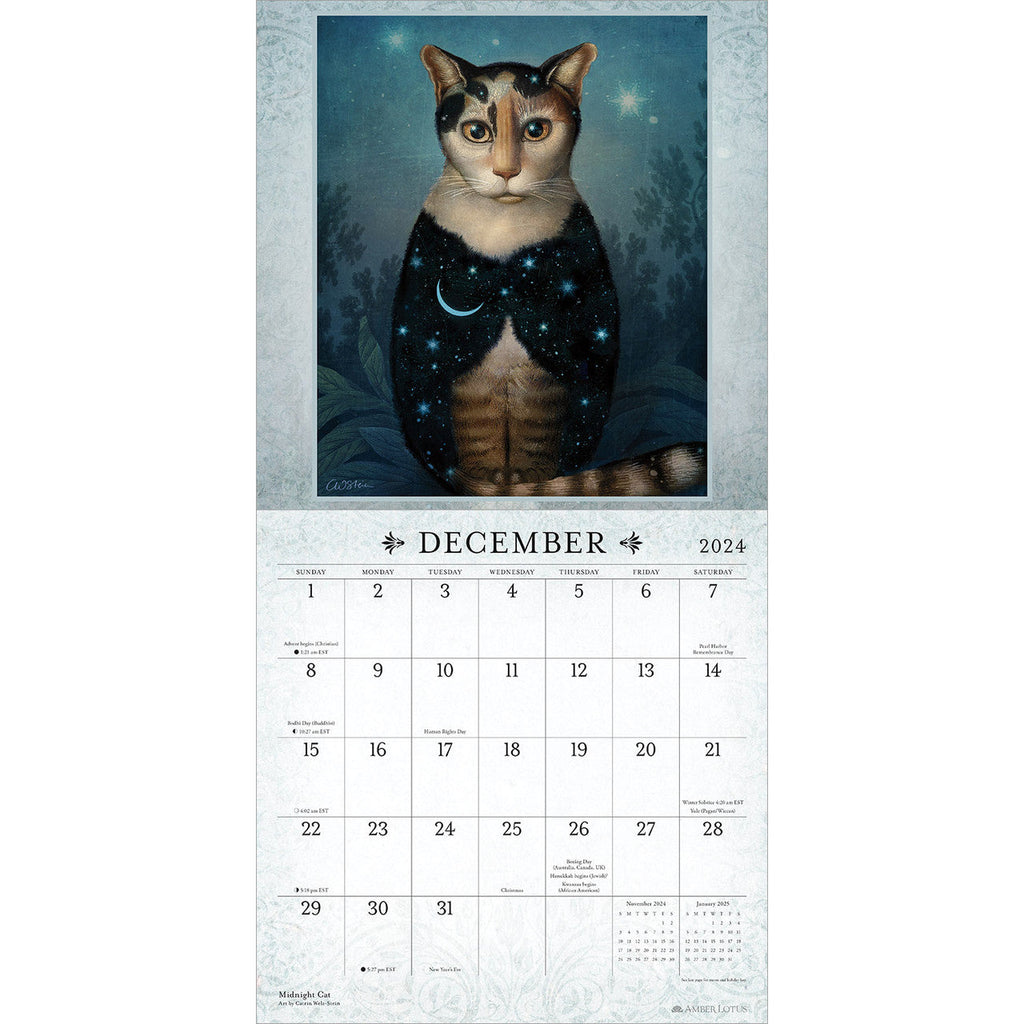 2024 The Curious World of Catrin WelzStein Square Wall Calendar
