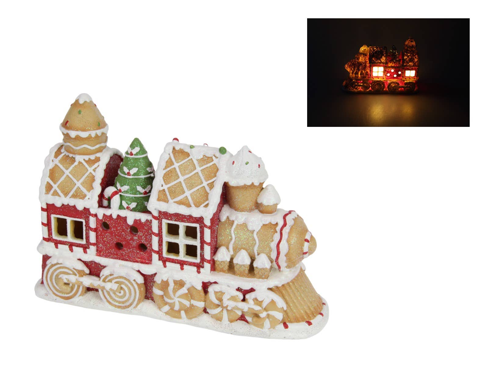 Christmas Train with Light (28 cm) - Christmas Decoration