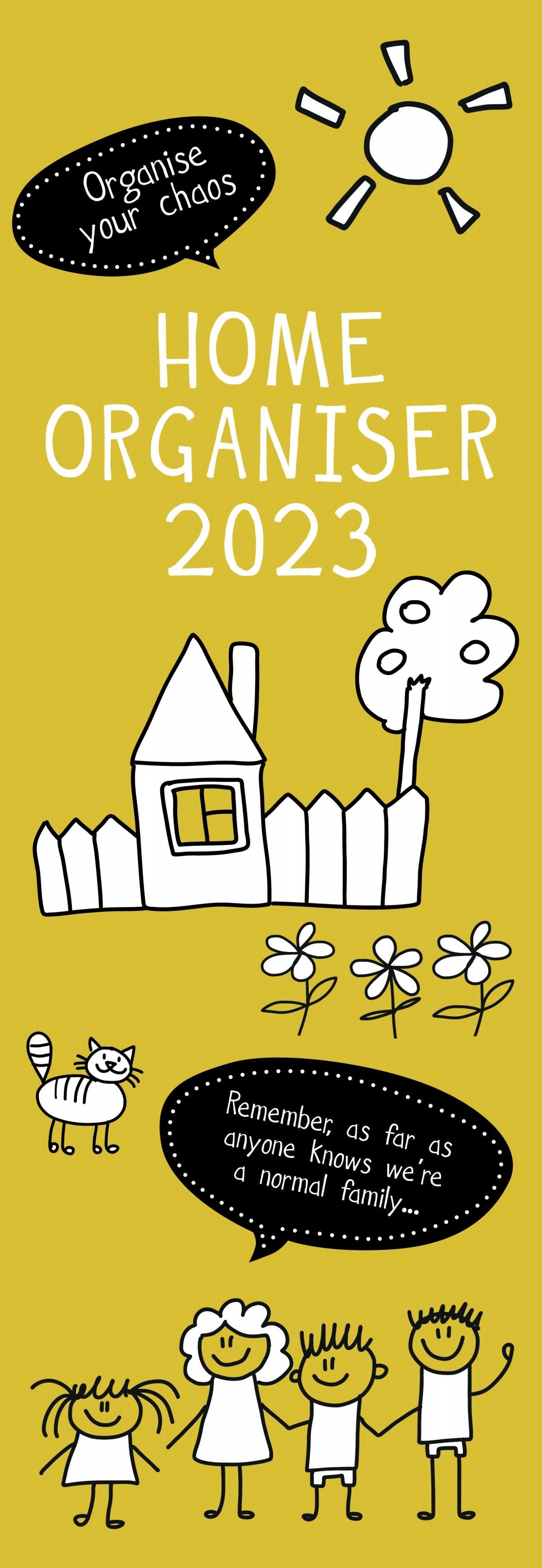 2023 Family Home Organiser - Slim Wall Calendar