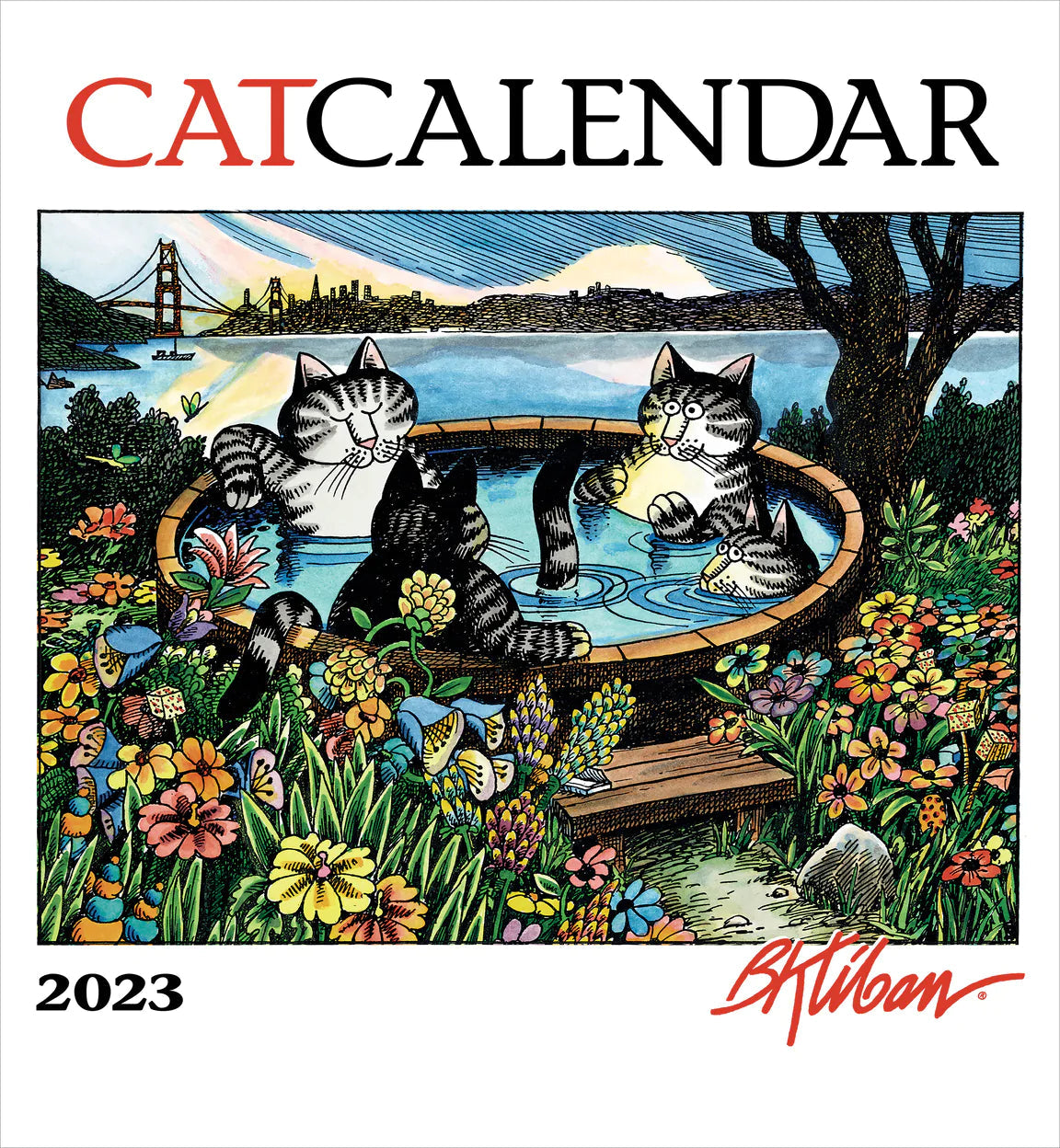 2023 B. Kliban: Catcalendar - Square Wall Calendar