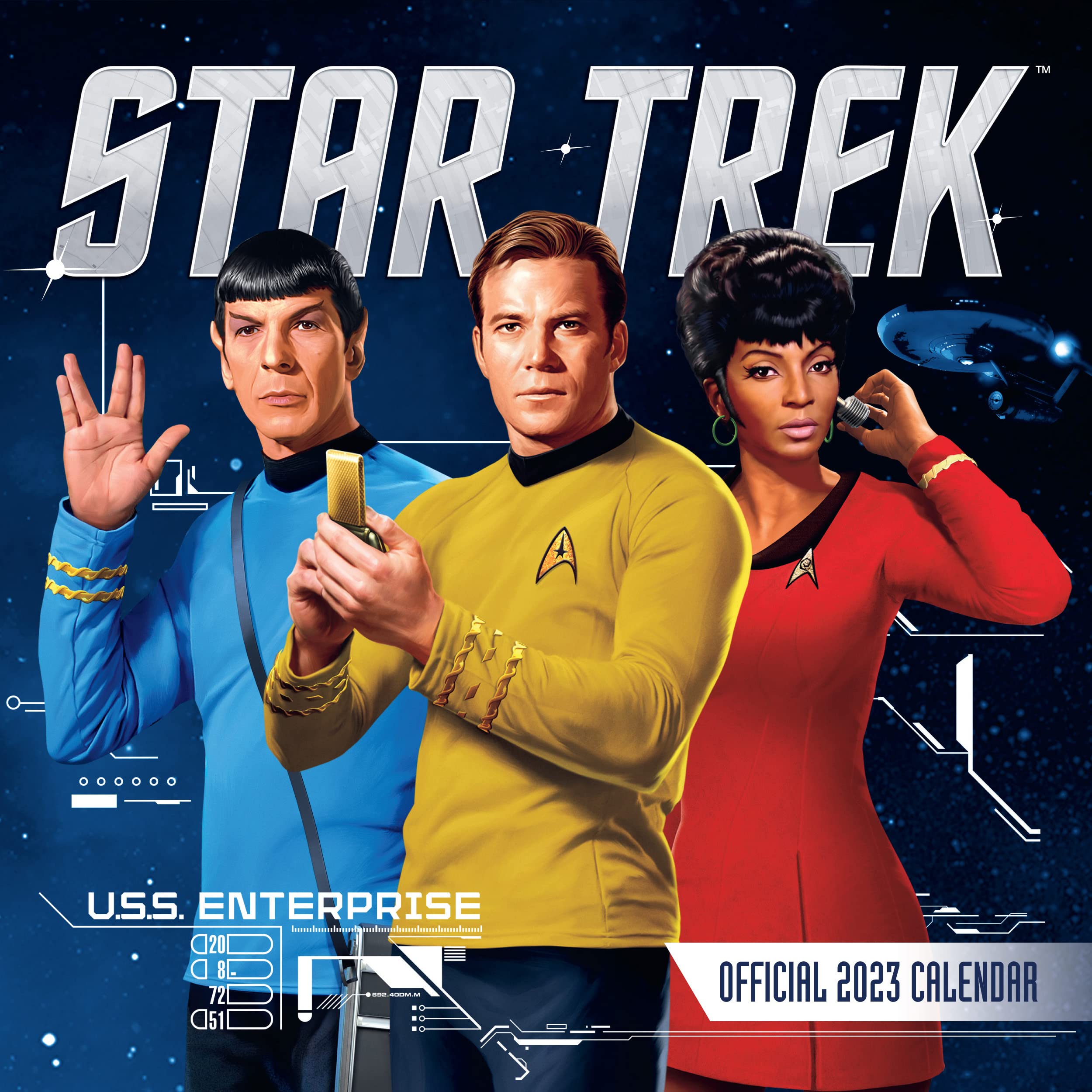 2023 Star Trek TV Series (Classic) - Square Wall Calendar