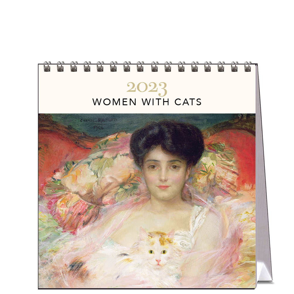 2023 Women with Cats - Desk Easel Calendar