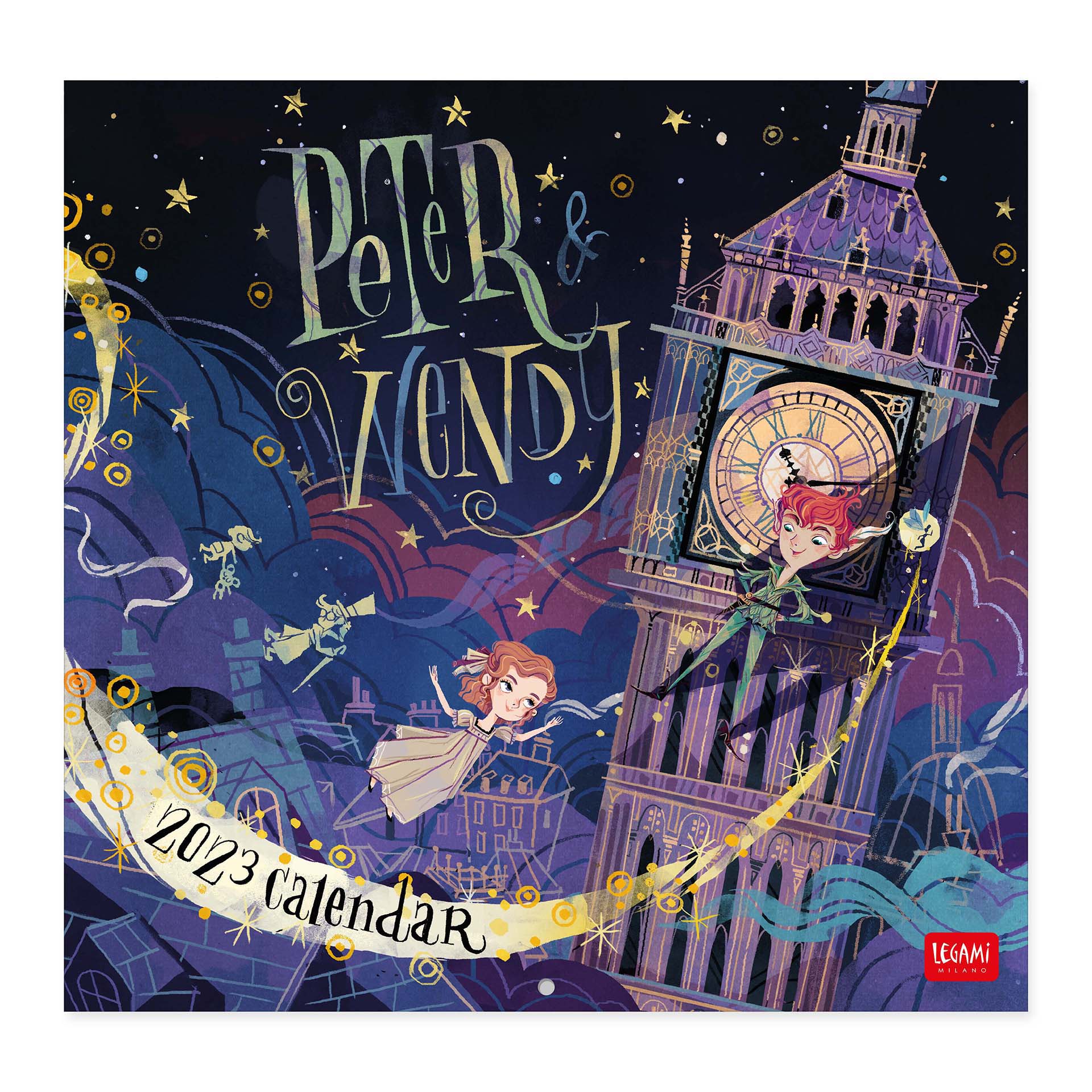 2023 Peter & Wendy - Square Wall Calendar