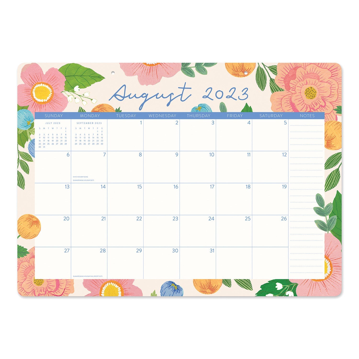 2024 Bella Flora - Decorative Desk Blotter Pad  SOLD OUT