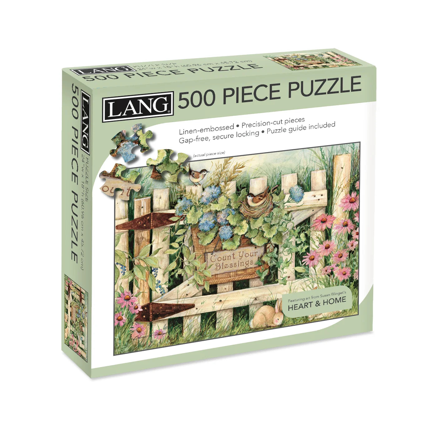 LANG Garden Gate - 500pc Jigsaw Puzzle