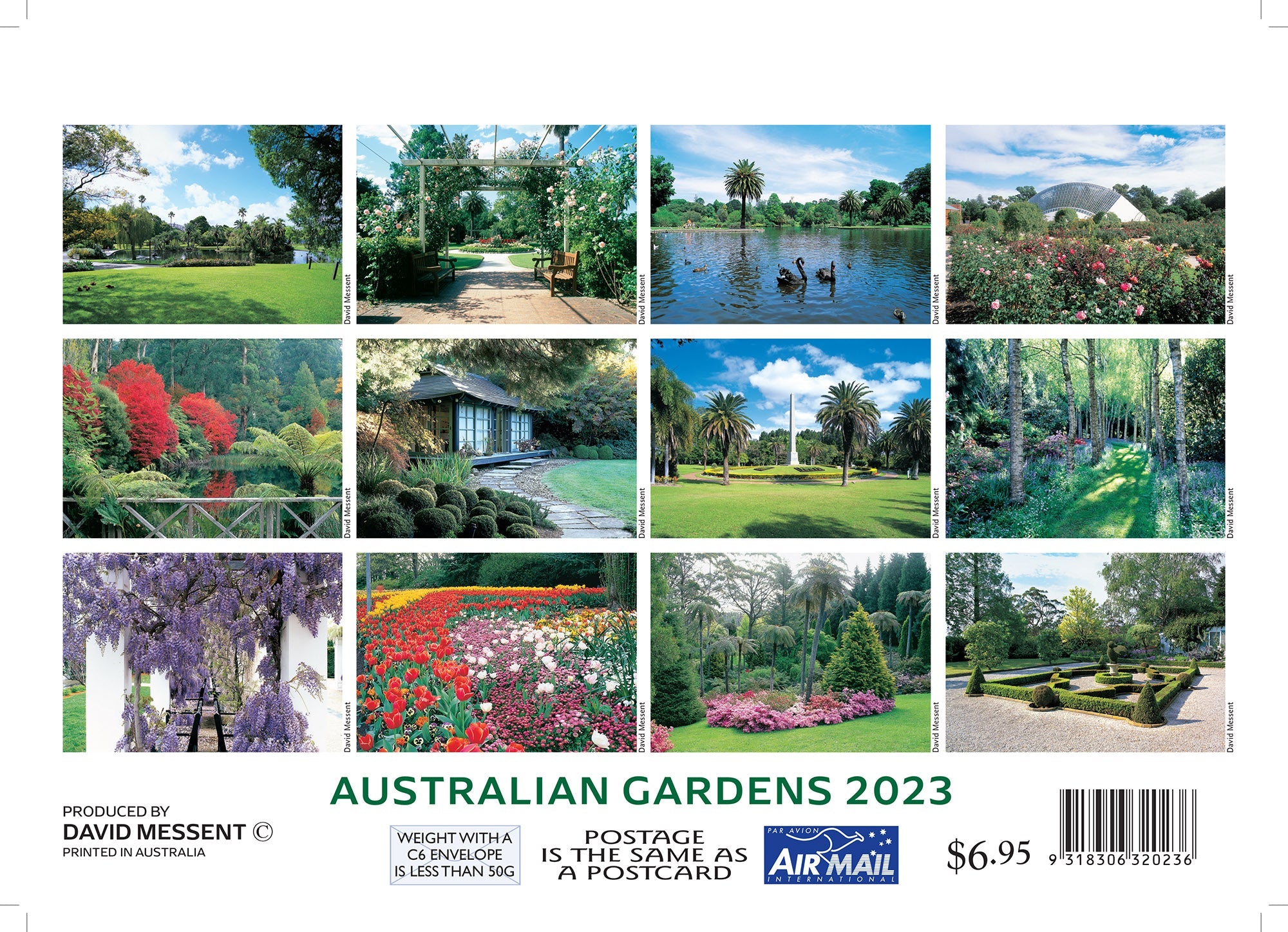 2023 Australian Gardens by David Messent - Mini Pocket Calendar