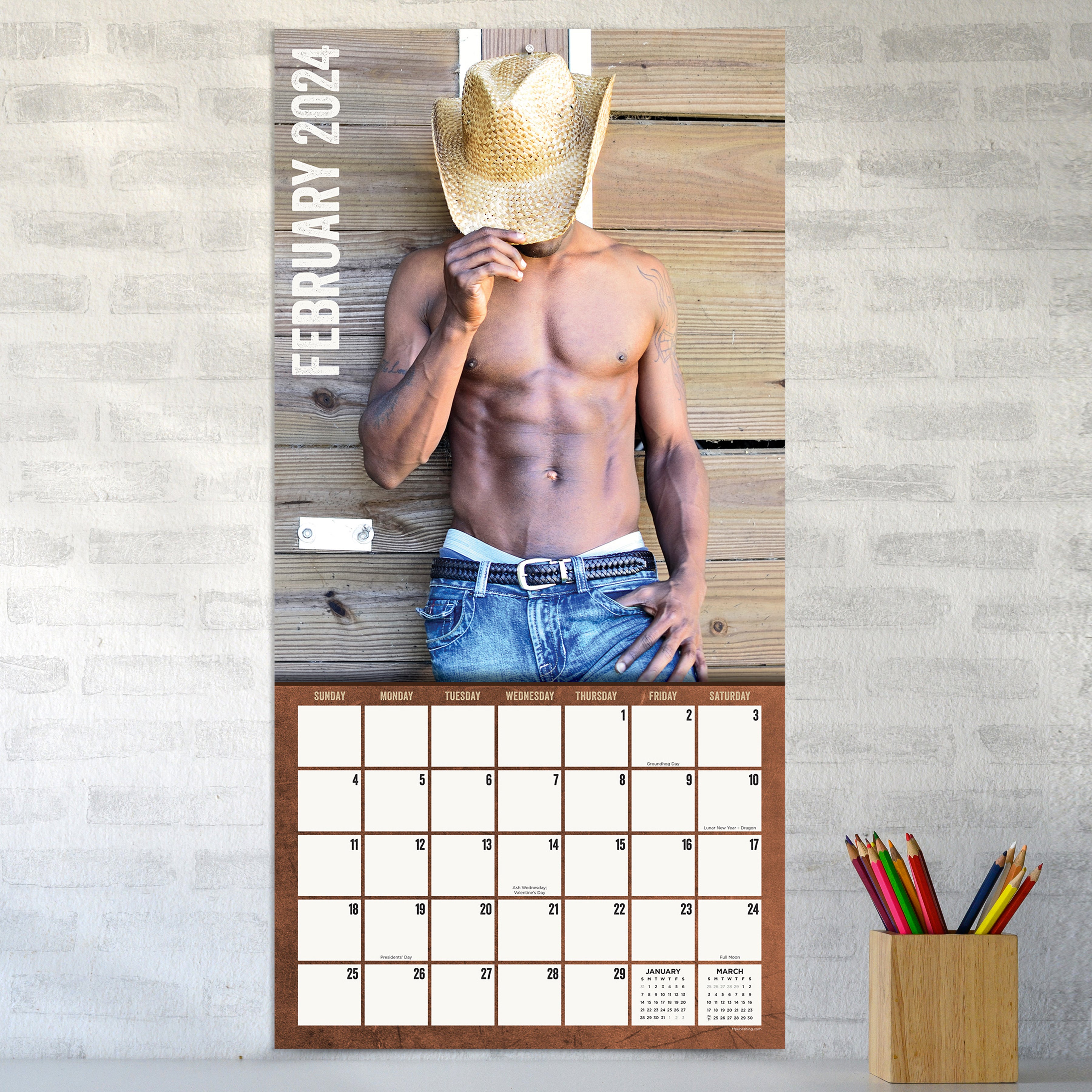 2024 Cowboys - Square Wall Calendar