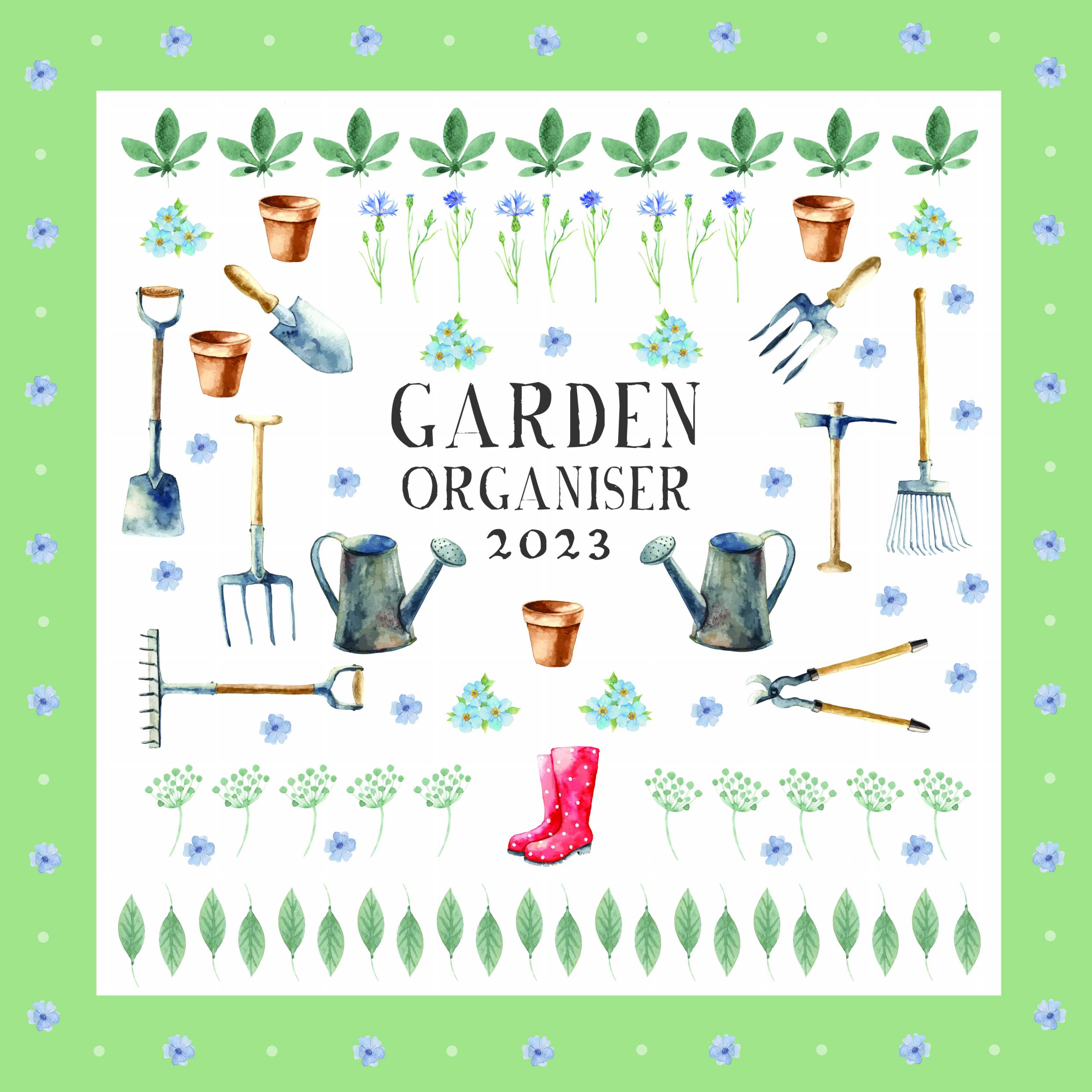2023 Garden Organiser - Square Wall Calendar