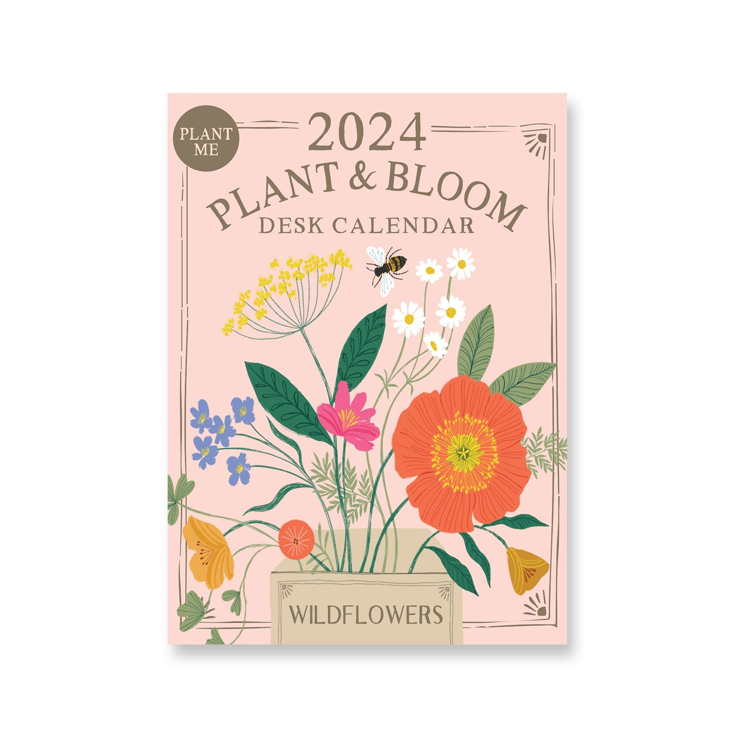 2024 Let Love Grow Plant & Bloom Desk Easel Calendar by Orange