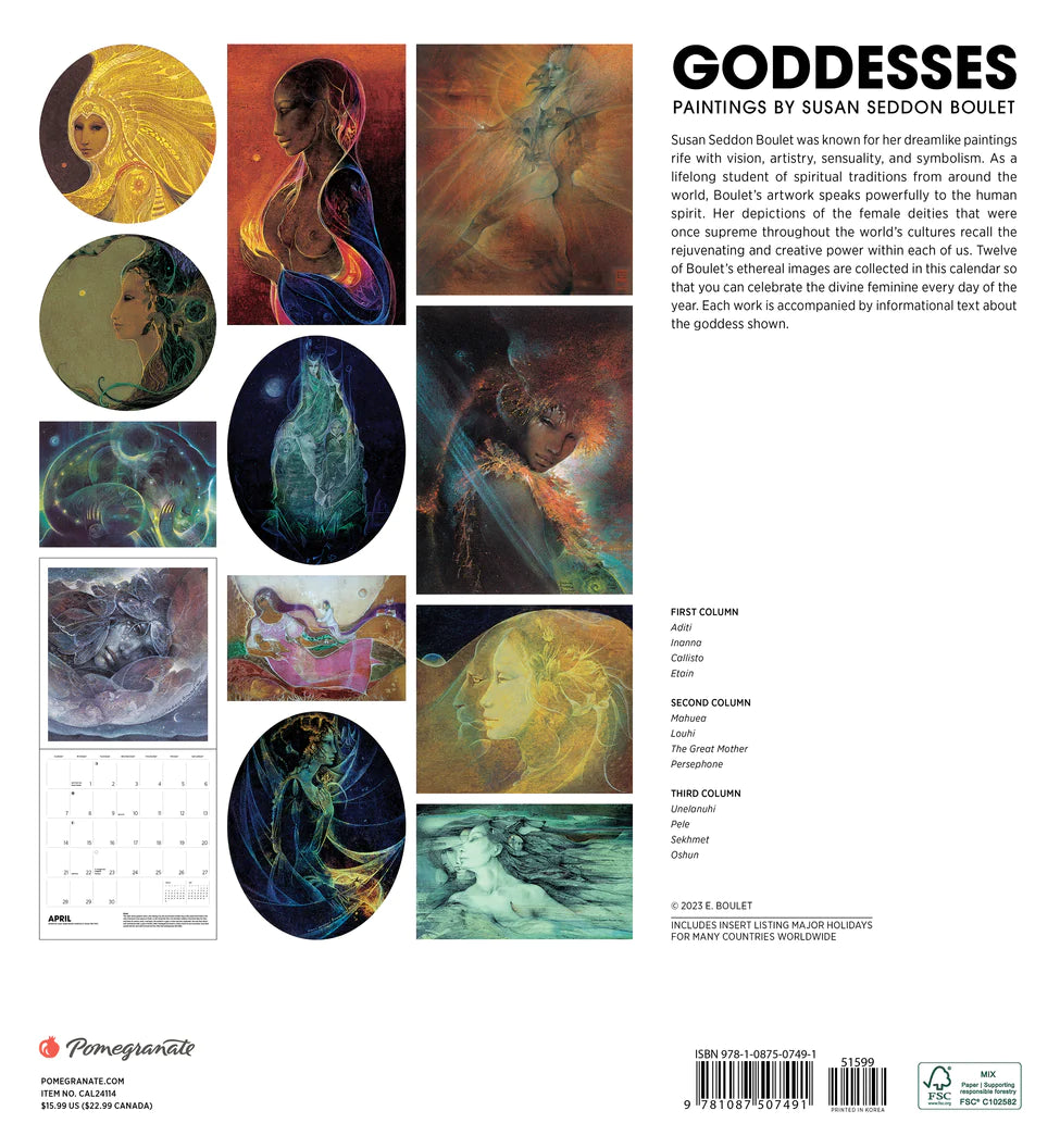 2024 Goddesses Paintings By Susan Seddon Boulet Square Wall   Bb95ab5701deb9675aae5199a0aba406 