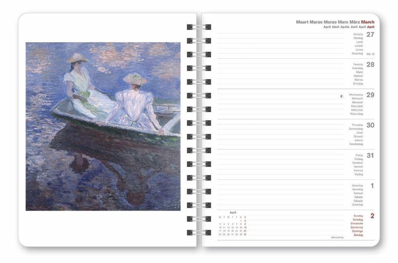 2023 Claude Monet - Weekly Diary/Planner
