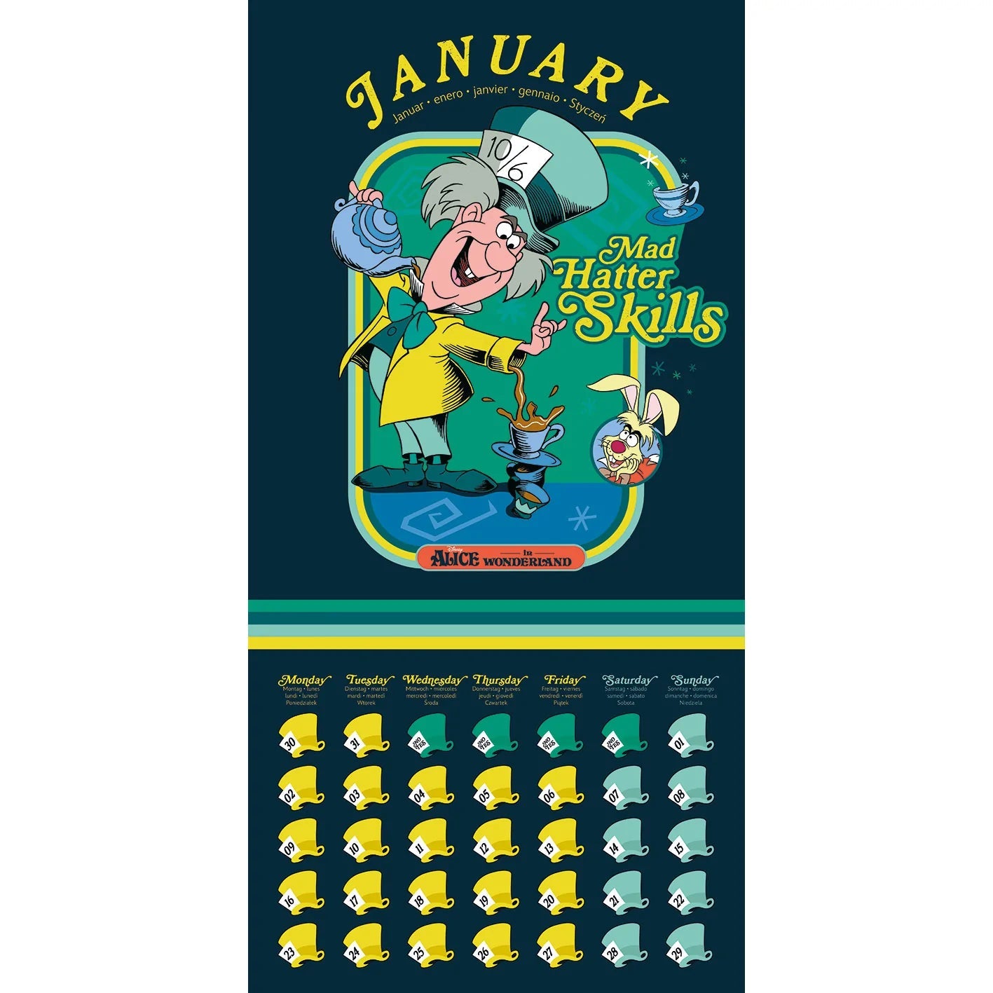 2023 Disney Classics - Square Wall Calendar