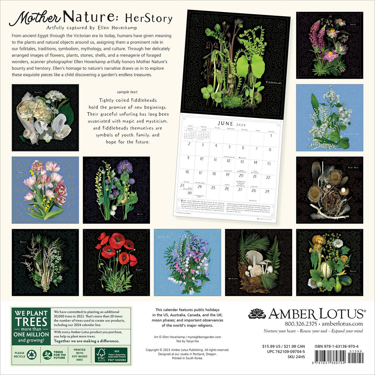 2024 Mother Nature - Square Wall Calendar  SOLD OUT