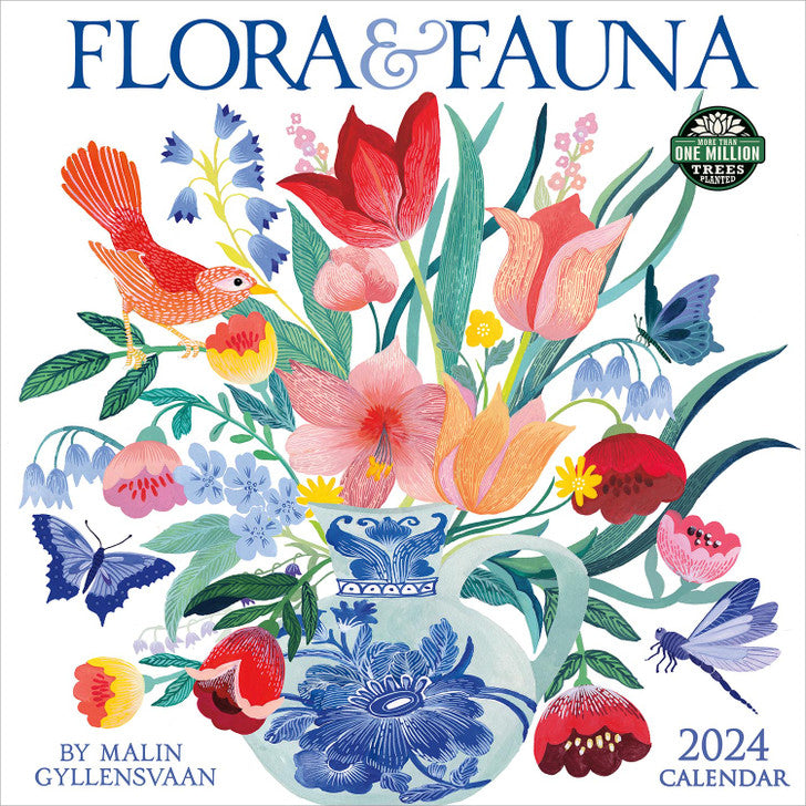 2024 "Flora & Fauna - Square Wall Calendar  SOLD OUT