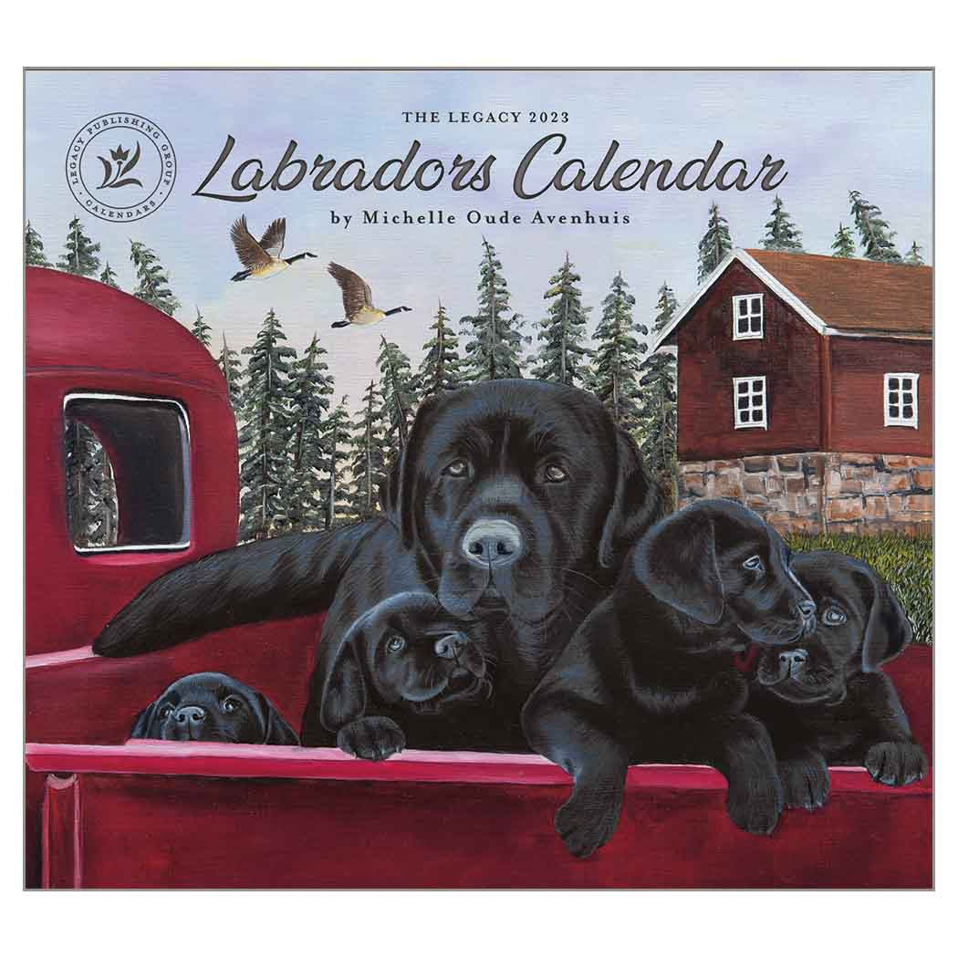 2023 LEGACY Labradors - Deluxe Wall Calendar