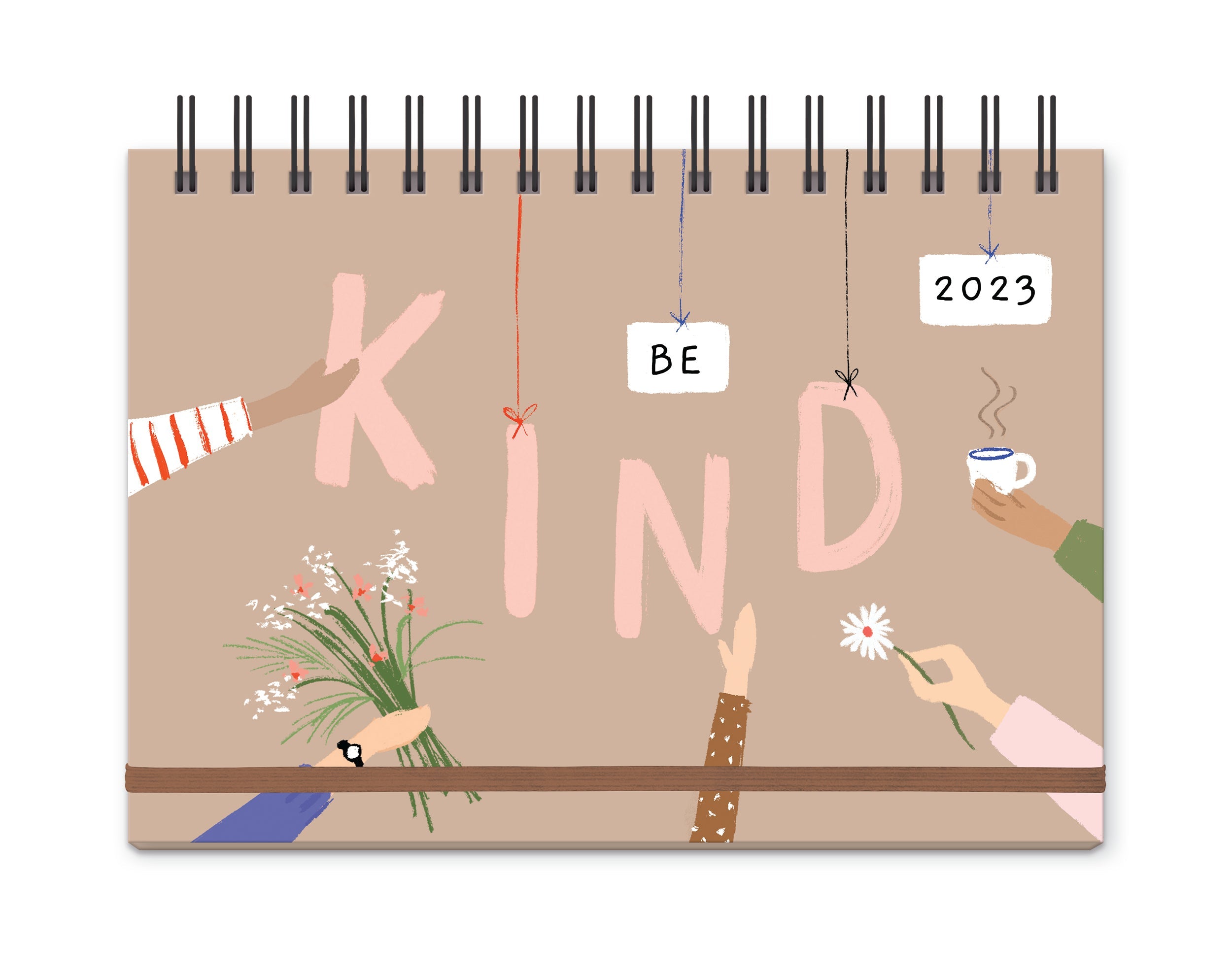 2023 Be Kind by Martha Ratcliff - Convertible Planner / Desk Easel Calendar