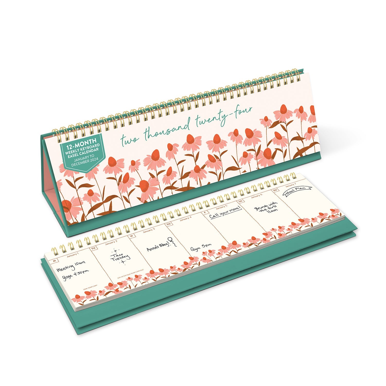 2024 Flower Field - Weekly Keyboard Easel Calendar  SOLD OUT