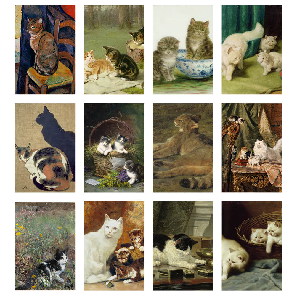 2023 The Artful Cat (Large) - Deluxe Wall Poster Calendar