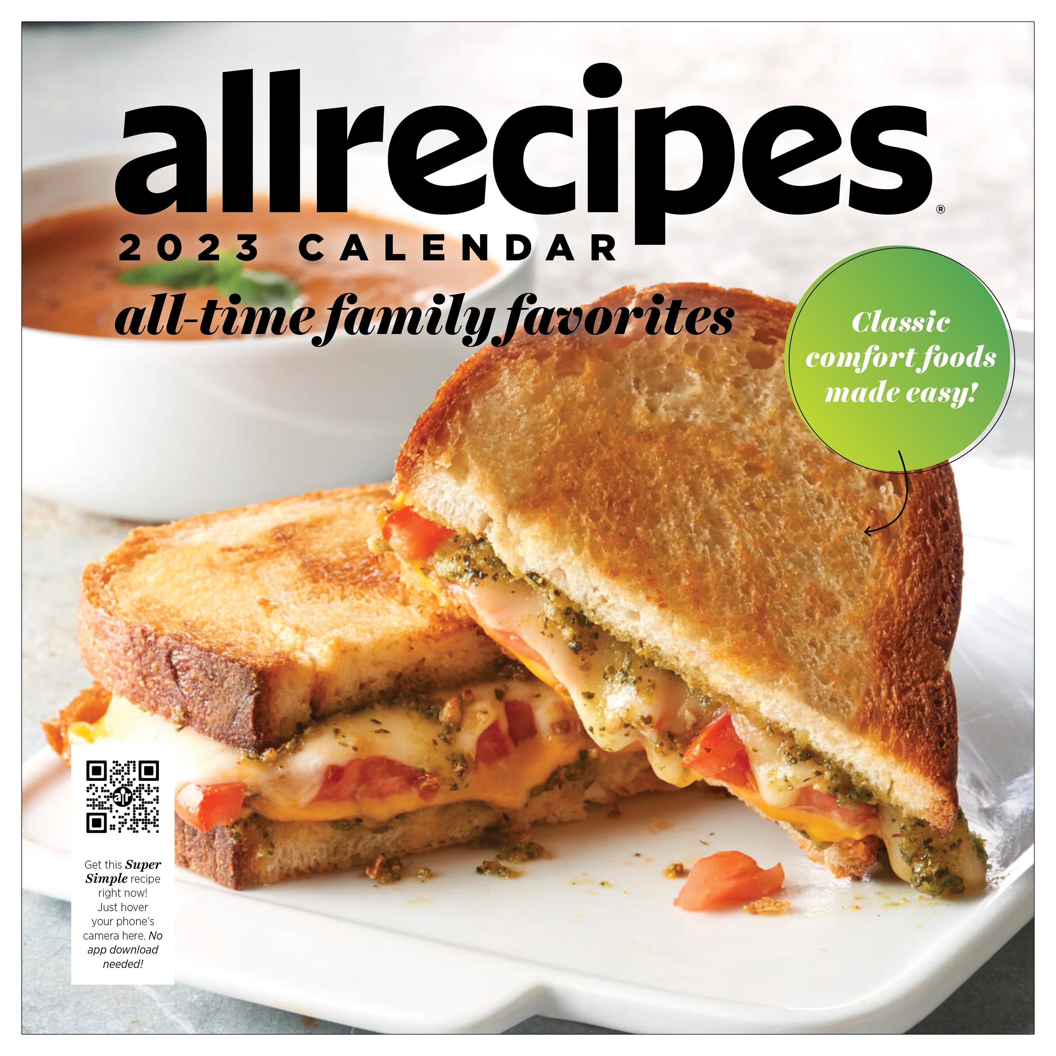 2023 Allrecipes: All-Time Family Favorites - Square Wall Calendar