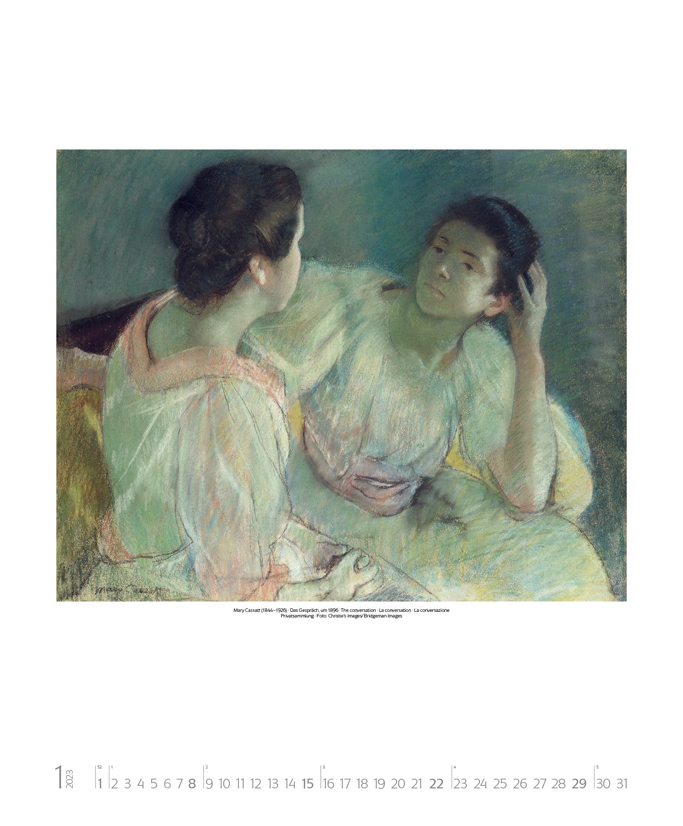 2023 Impressionists  (Large) - Deluxe Wall Poster Calendar
