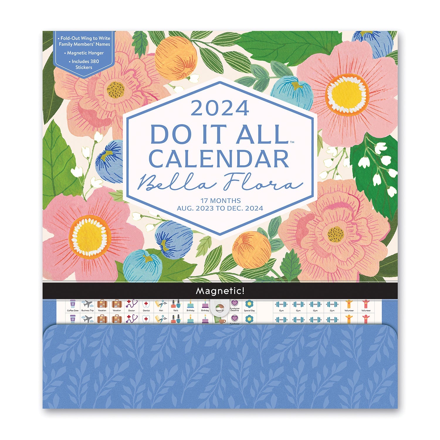 2024 Bella Flora Do It All - Magnetic Wall Calendar  SOLD OUT