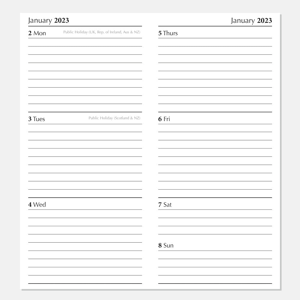 2023 Botanicals - Pocket Diary/Planner