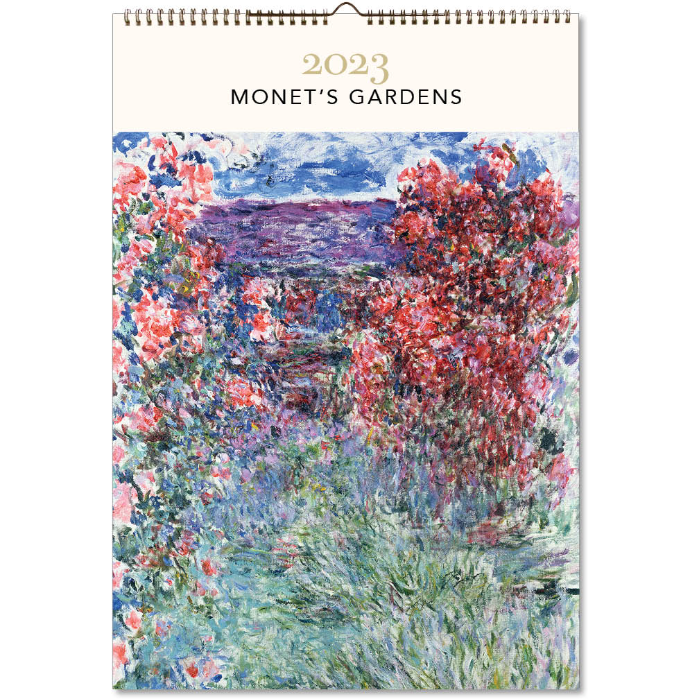 2023 Monet's Gardens (Large) - Deluxe Wall Poster Calendar