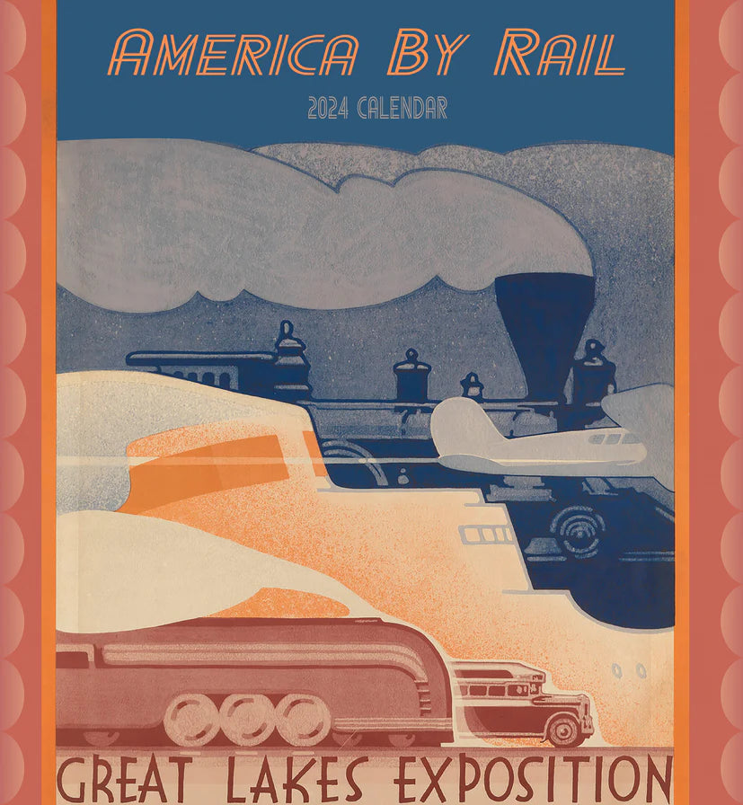 2024 America by Rail - Square Wall Calendar  SOLD OUT