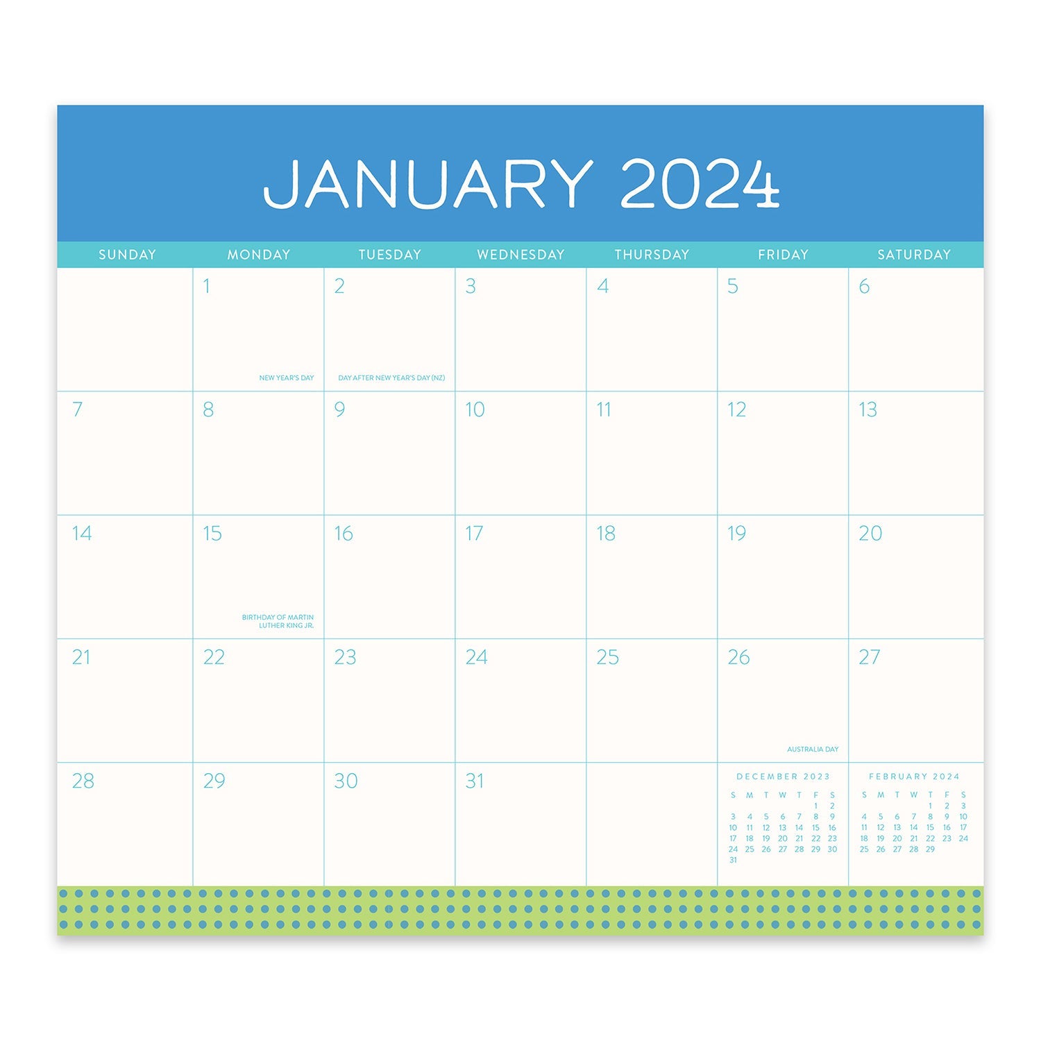 2024 Color Block - Monthly Magnetic Pad Calendar  SOLD OUT