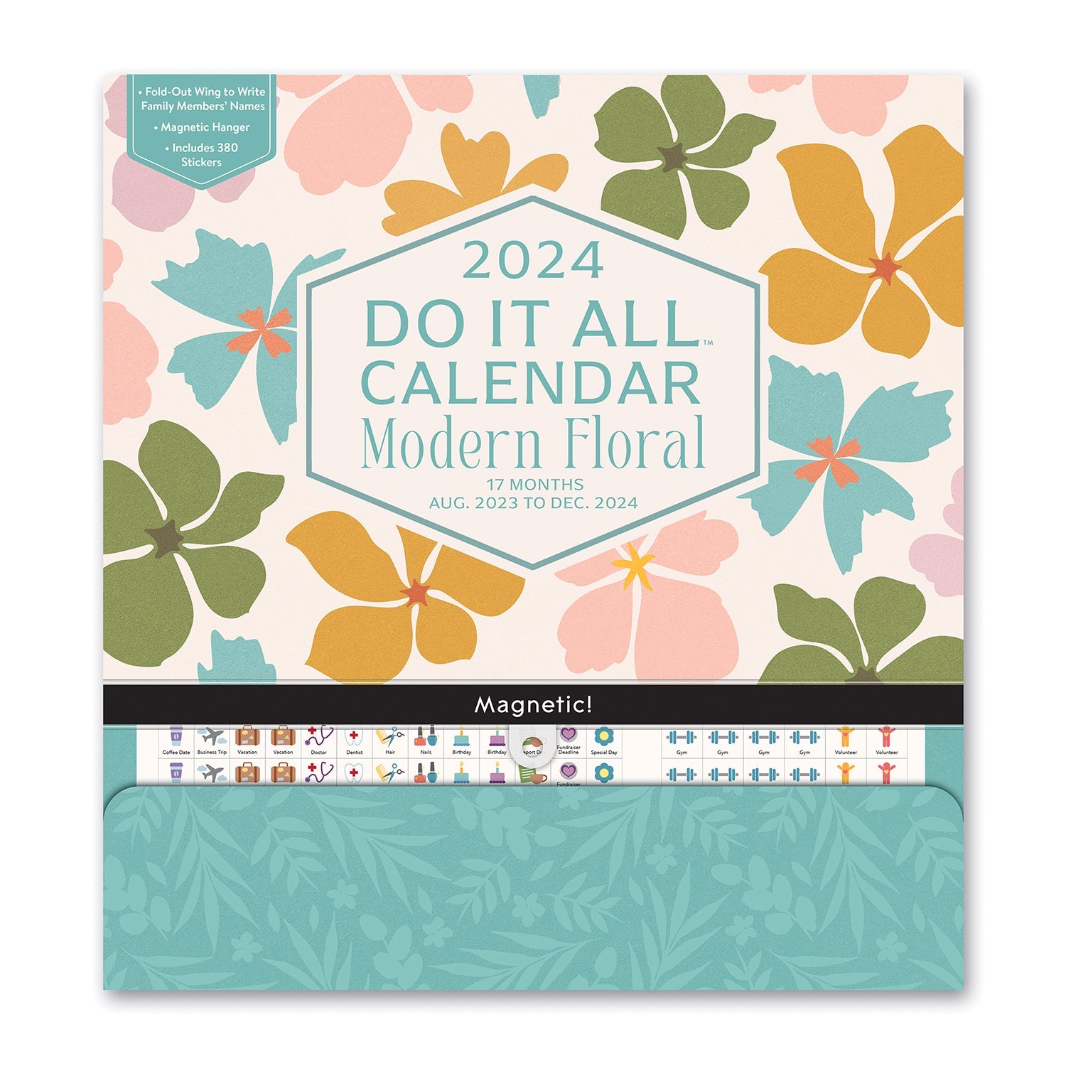 2024 Modern Floral Do It All - Magnetic Wall Calendar  SOLD OUT