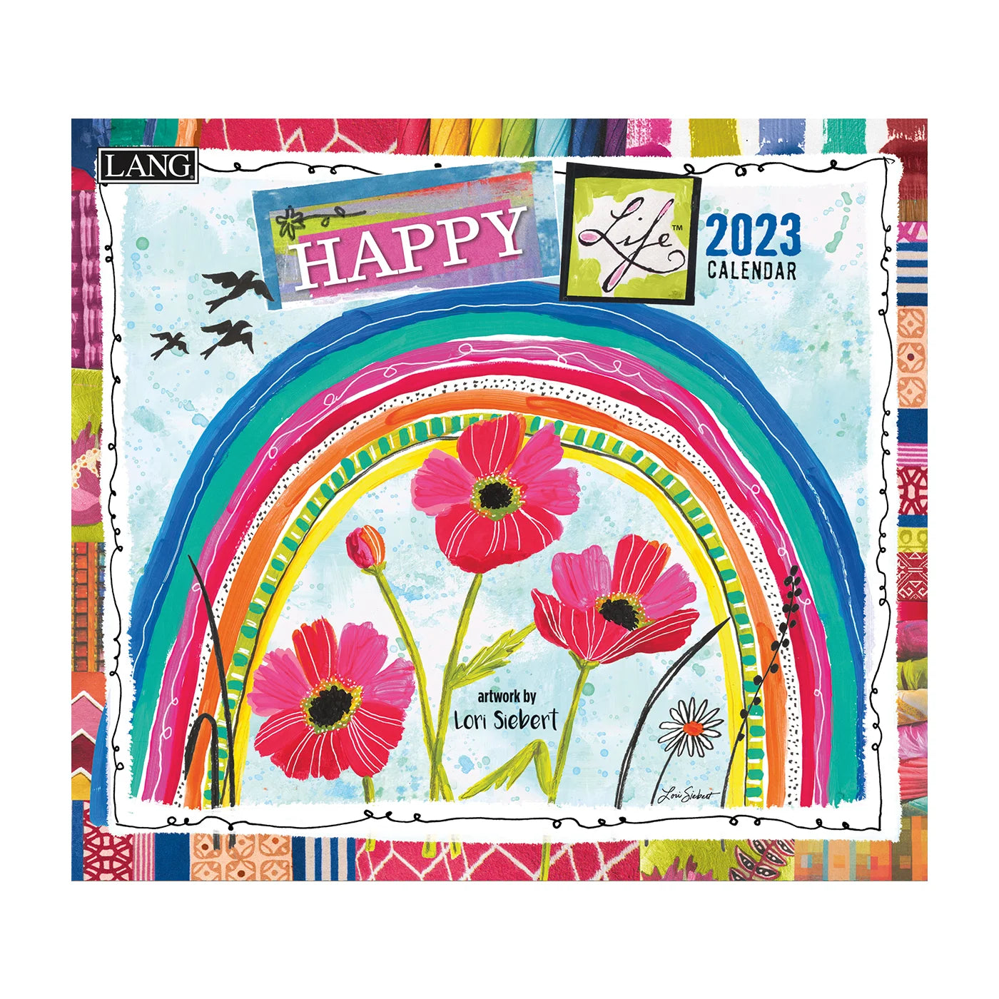 2023 LANG Happy Life by Lori Siebert - Deluxe Wall Calendar