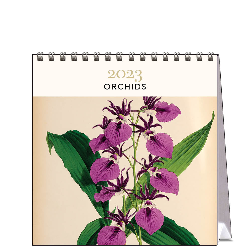 2023 Orchids - Desk Easel Calendar