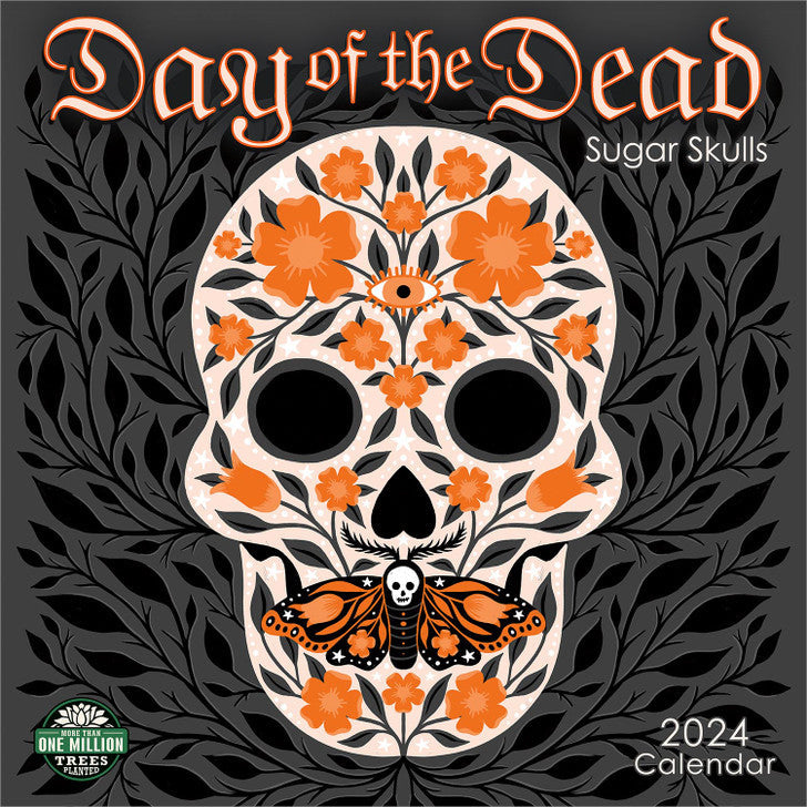 2024 Day of the Dead Square Wall Calendar Art Calendars by Amber