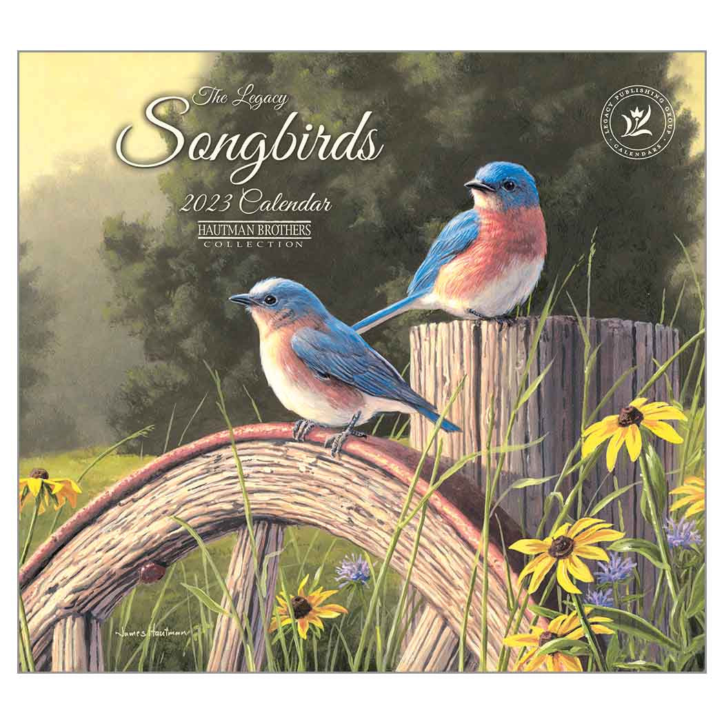 2023 LEGACY Songbirds - Deluxe Wall Calendar
